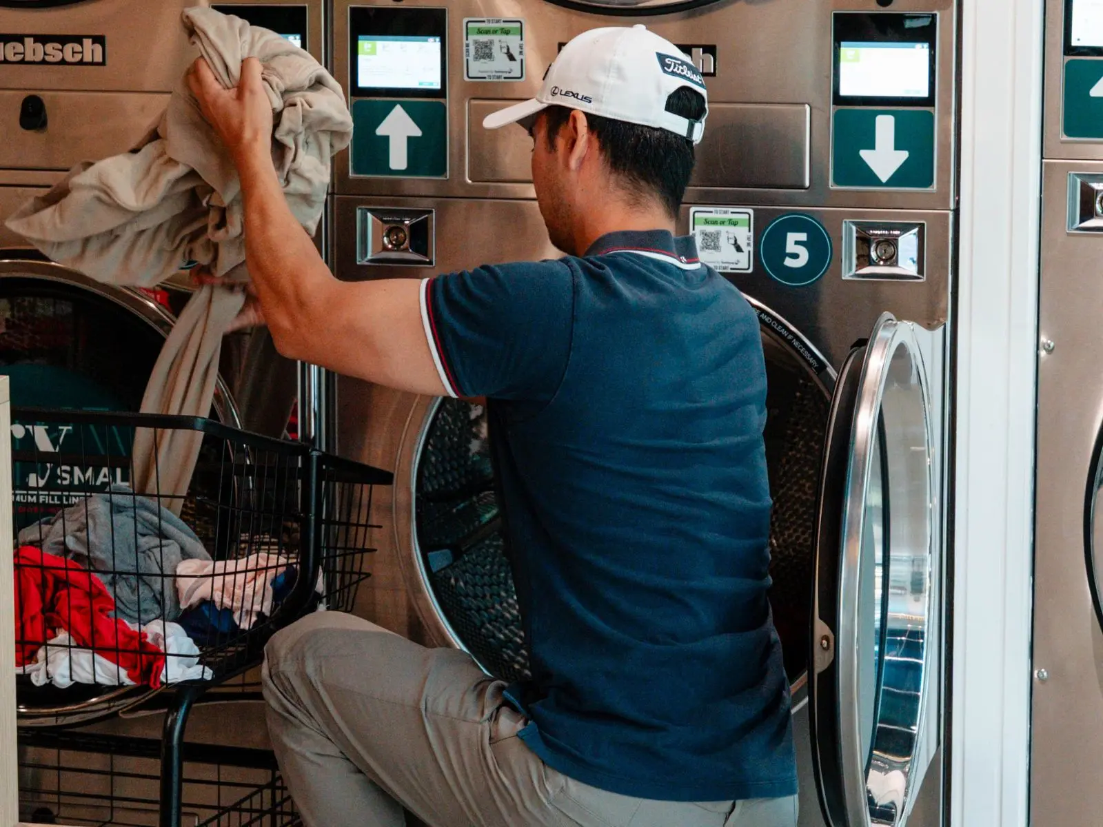 Self-service washers and dryers at LaundDry