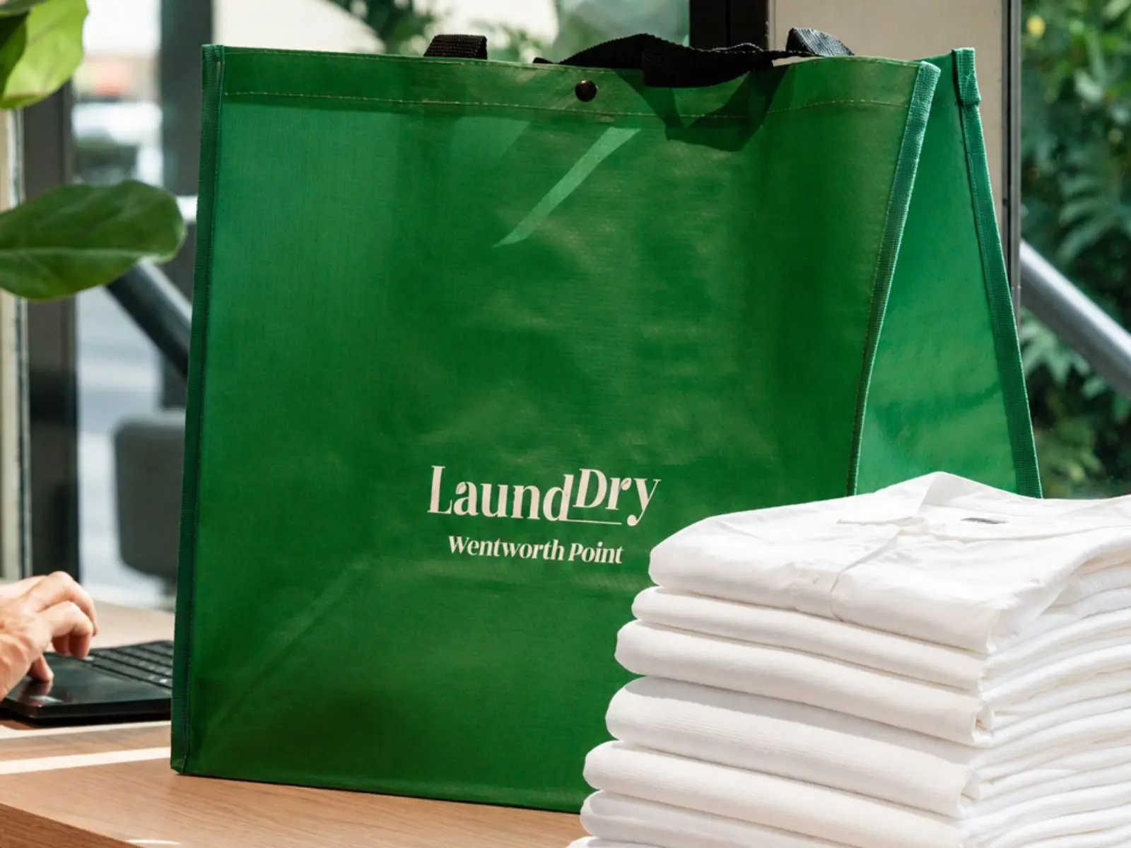 The LaundDry shopfront at Marina Square